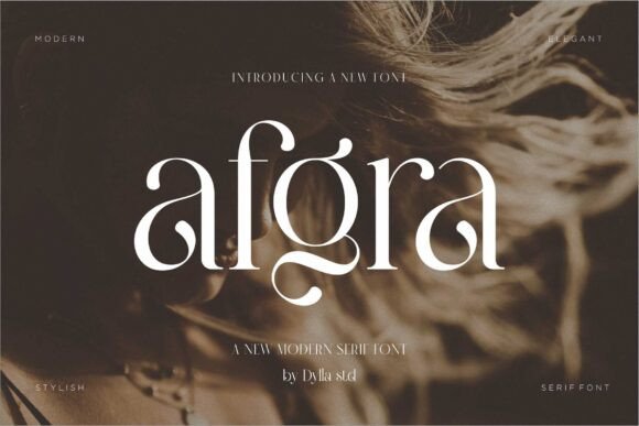 Afgra: A Modern Serif Typeface for Clean, Confident Branding