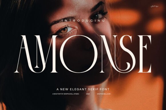 Amonse Elegant Serif Font for Handmade Creators