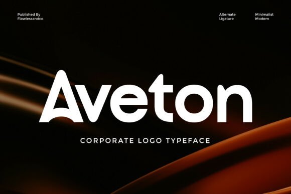 Aveton: A Modern Sans Serif Typeface for Polished Branding