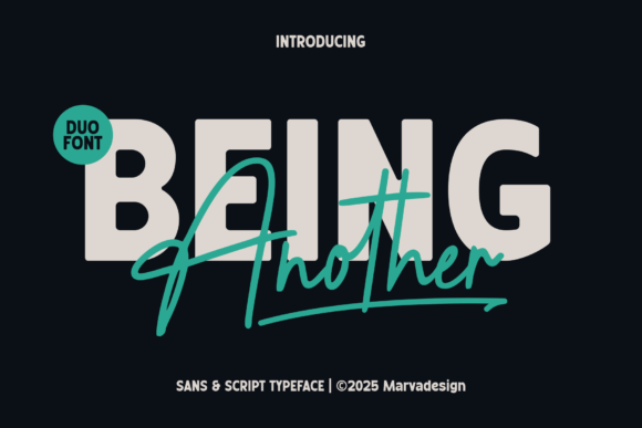 Being Another: A Smart Sans Serif + Script Font for Small Businesses