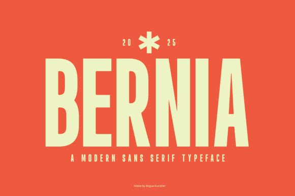 Bernia: A Sans Serif Font That Breathes With Your Content