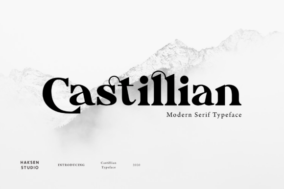 Castillian: A Modern Serif Font for Editorial Clarity