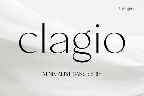 Clagio: A Sans Serif Font That Feels Like a Deep Breath