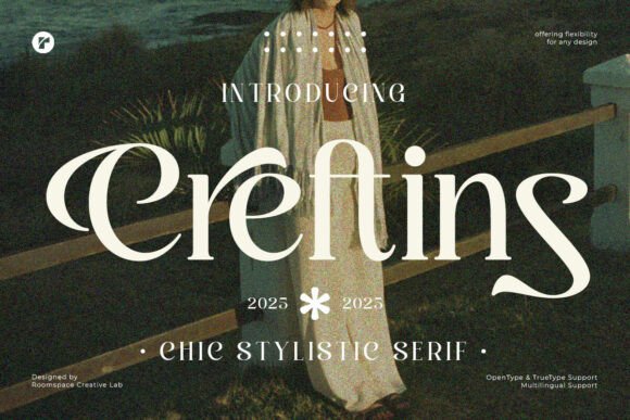 Creftins: A Modern Serif Font for Digital Branding