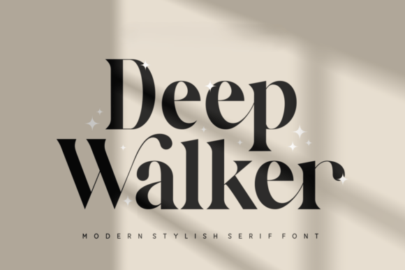 Deep Walker: A Serif Font That Commands Attention