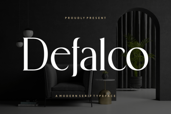 Defalco: A Modern Serif Font That Elevates Digital Branding