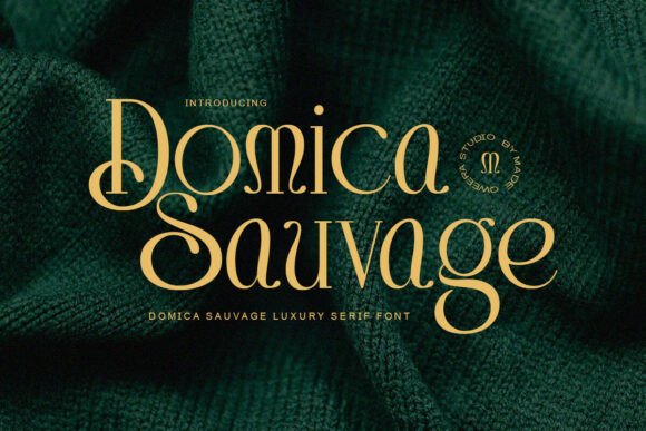 Domica Sauvage: A Luxurious Serif Font for High-End Branding