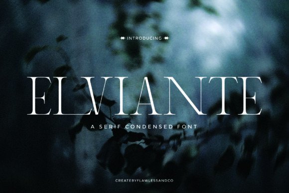 Elviante: A Refined Serif Typeface for Handmade Charm