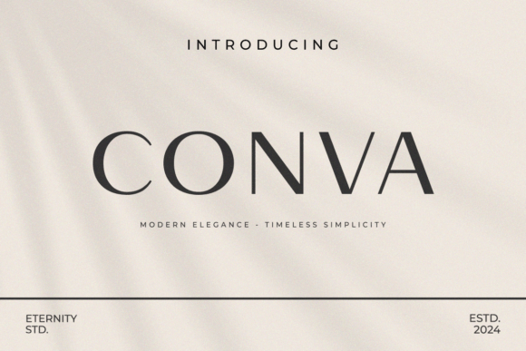 Et Conva: A Clean, Versatile Sans Serif for Real Branding Work