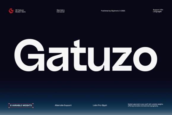 Gatuzo: A Sans Serif That Makes Your Campaigns Instantly Clear