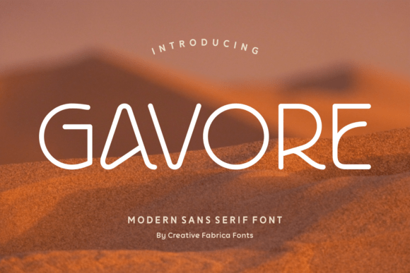 Gavore: A Soft-Lined Sans Serif for Thoughtful Editorial Moments