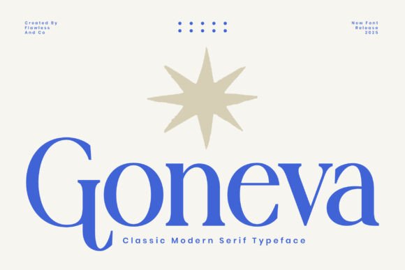 Goneva: A Sophisticated Serif Font for Digital Branding