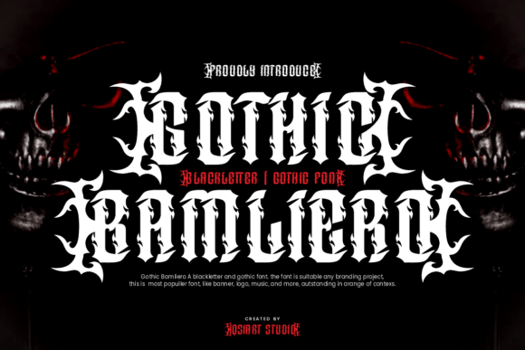 Gothic Bamliero: A Bold Blackletter Font for Impactful Web Headlines