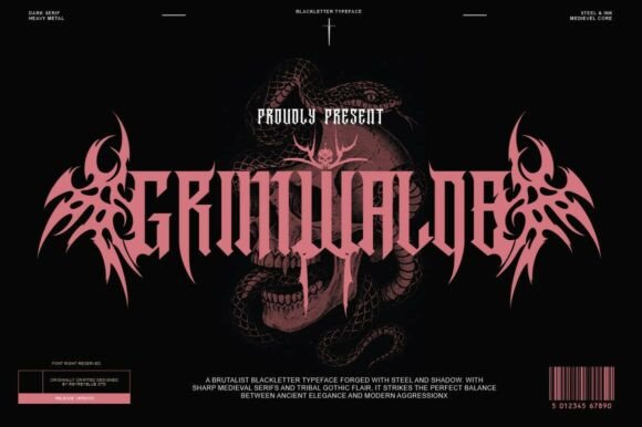 Grimwalde: A Bold Blackletter Font That Elevates Your Brand