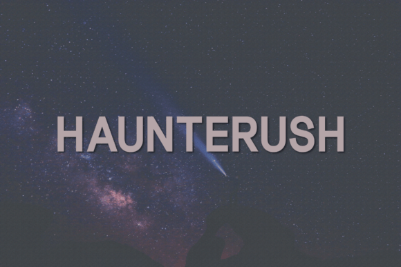 Haunterush: A Clean, Confident Sans Serif for Small Business Branding