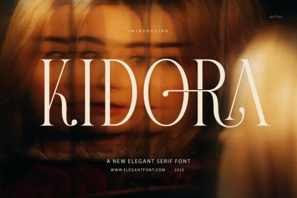 Kidora: A Clean Serif Font for Thoughtful Branding