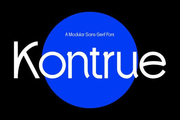 Kontrue: A Futuristic Sans Serif Font for Digital Branding