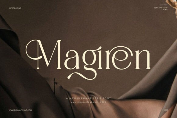 Magiren: A Refined Serif Typeface for Digital Branding