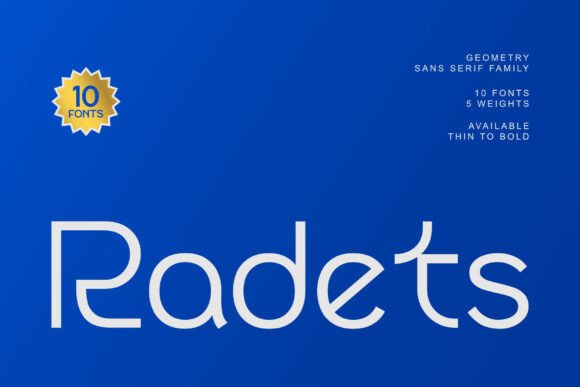 Radets: A Clean, Confident Sans Serif for Real Branding Work