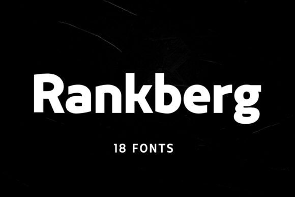 Rankberg: A Bold, Clean Sans Serif Font for Small Business Brands