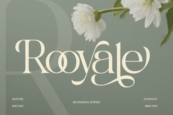 Rooyale Serif Font for Handmade Labels & Luxury Printables