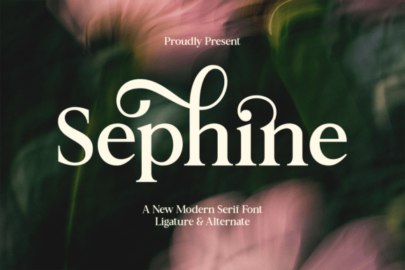 Sephine: A Modern Serif Font for Thoughtful Editorial Design