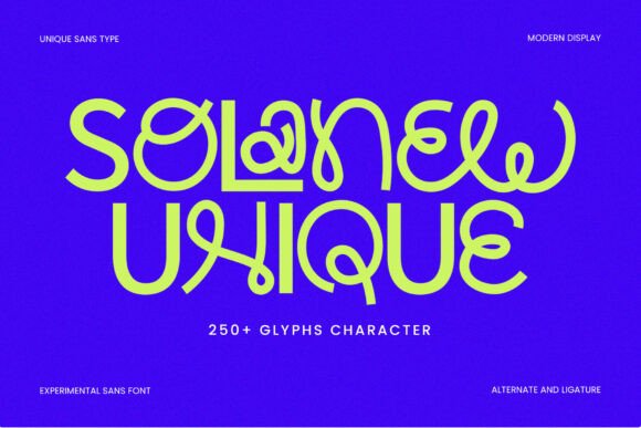 Solanew: A Futuristic Sans Serif Font That Elevates Small Business Branding