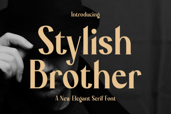 Stylish Brother: A Serif Font That Makes Your Brand Feel Intentional