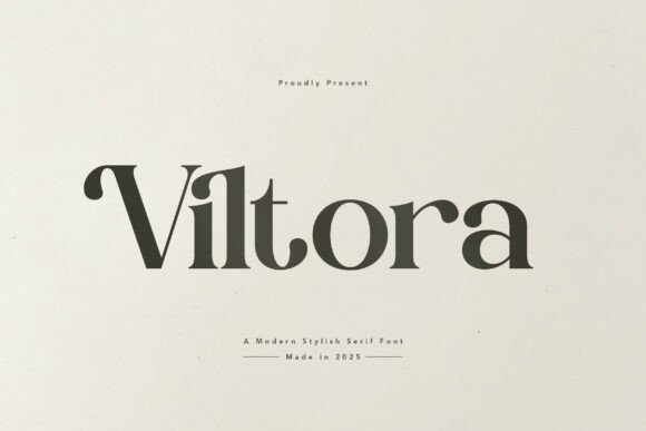 Viltora: A Serif Font That Breathes Quiet Confidence