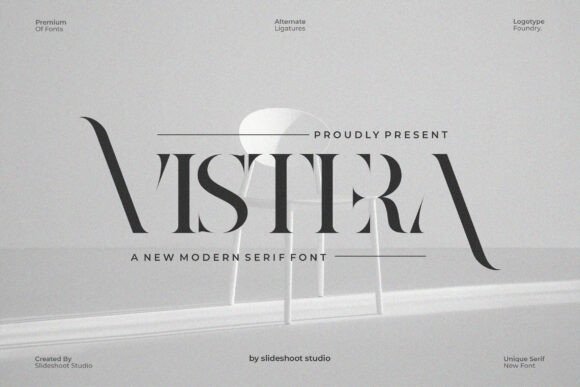 Vistera: A Modern Serif Font for Editorial Calm