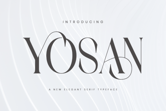 Yosan: A Serif Font That Breathes Quiet Confidence